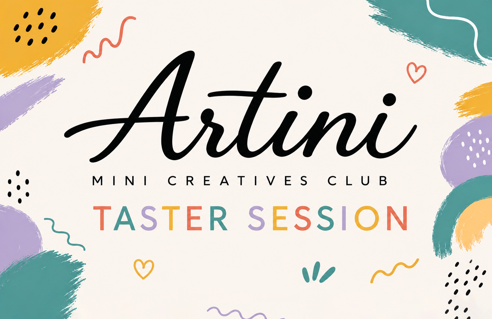Taster session- Artini Mini Creative Club (Drop-in)